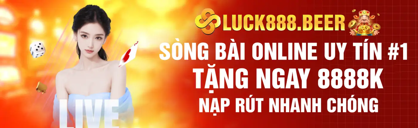 banner luck888beer