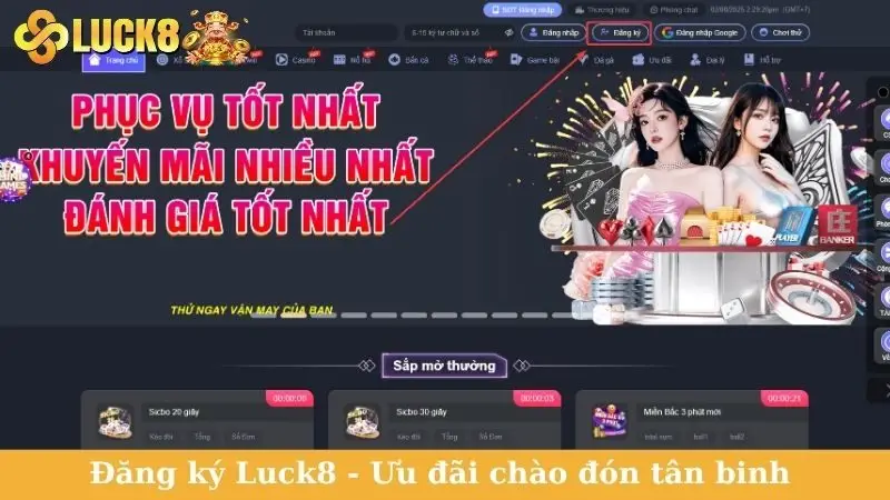 Đăng ký Luck8